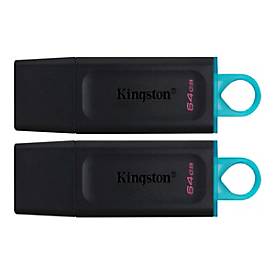 Kingston Technology DataTraveler  Exodia (Black + Teal) 64 Gyga - USB 3.2 Flash Drive